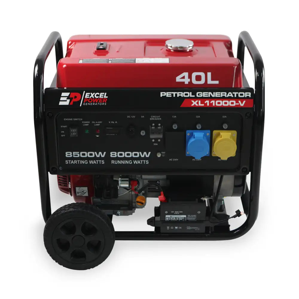 Excel Power XL11000V 8kW Open-Framed Petrol Generator