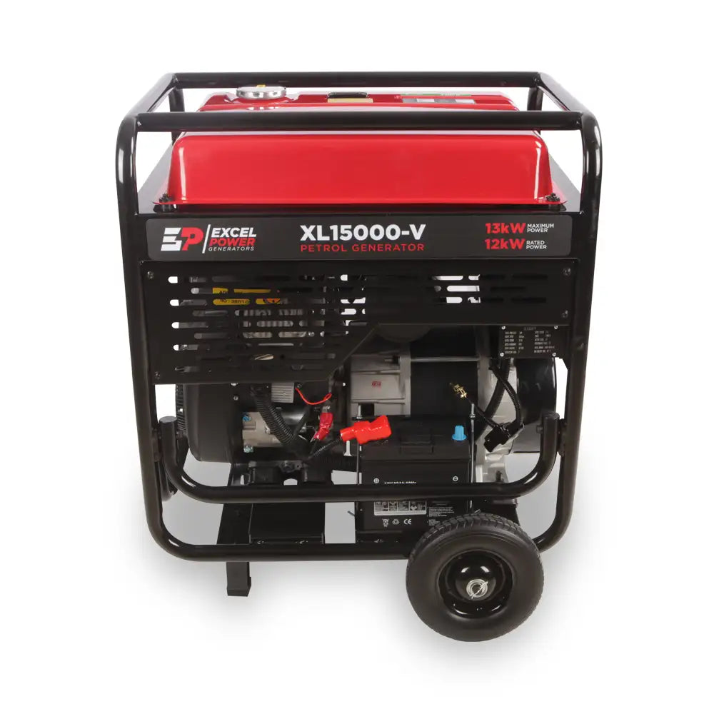 Excel Power XL15000V 13kW Open‑Framed Petrol Generator