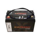Twin Pack Exotronic 12V 180Ah Alpha IP67 Smart Bluetooth Lithium Batteries