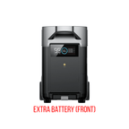 EcoFlow DELTA Pro With Extra Battery 7200Wh 3600W Solar Generator + 200W Rigid Monocrystalline Solar Panels Kit
