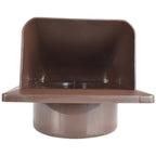 Through Wall Ventilation Kit – STYL Fan with Timer/Humidistat and Brown External Vent