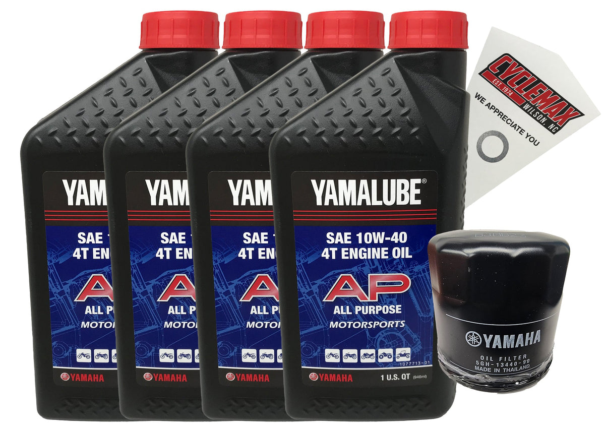 Yamaha Yamalube Standard Oil Change Kit for 2006-2016 YZF-R6