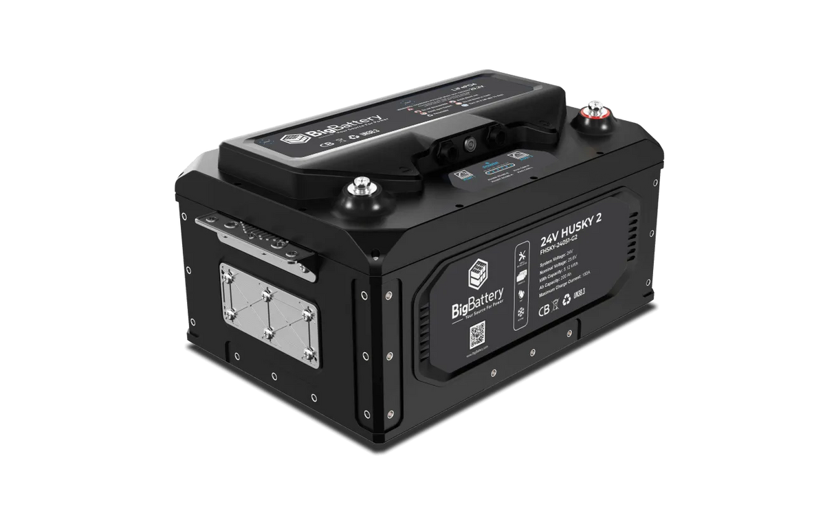 BigBattery Husky 2 - 24v  5.12kWh 200Ah LifePO4 Battery