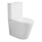 Fidenza Rimless Close Coupled Toilet with Soft Close Seat & Cistern - White