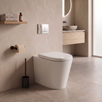 Fidenza Rimless Back to Wall Toilet with Soft Close Seat - White