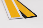 1m Length – Self Adhesive PVC Flat Bar Cover Strip Black White Plastic - ER-Flat