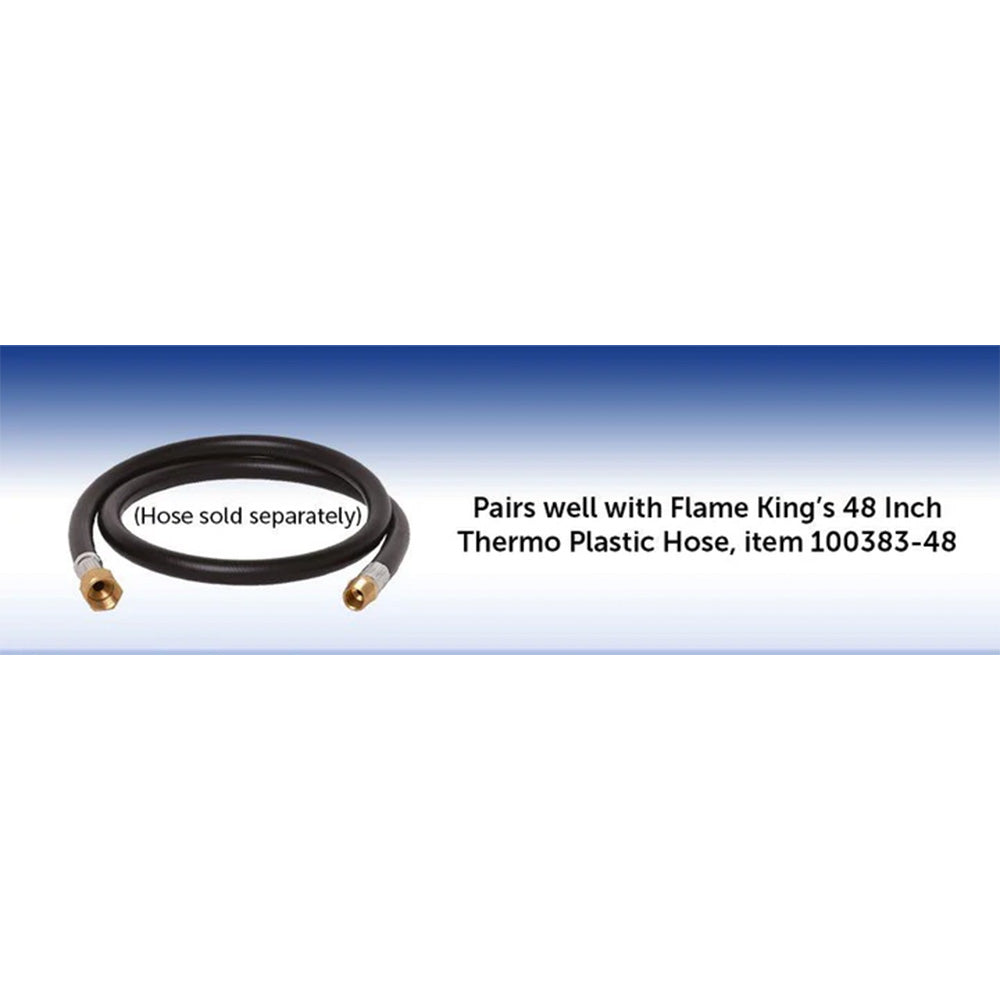 Flame King KT12ACR-2 2 Stage Auto Propane Gas Regulator w/ 2 - 12" Pigtails