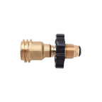 Flame King POL01JT002 Brass POL to QCC1 Type 1 Female Connection Adapter