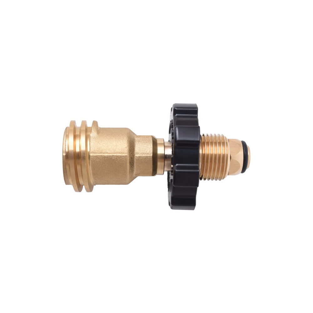 Flame King POL01JT002 Brass POL to QCC1 Type 1 Female Connection Adapter