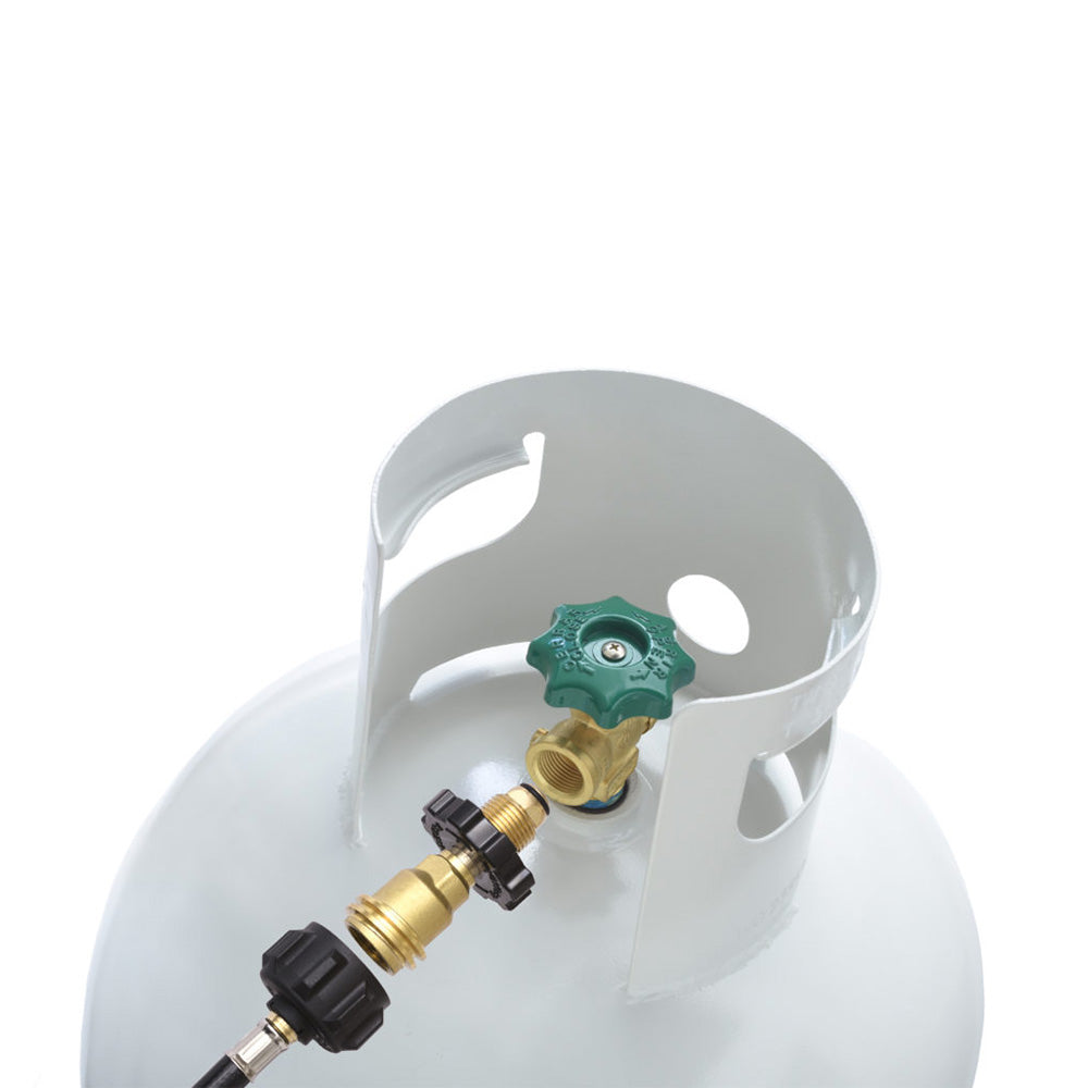 Flame King POL01JT002 Brass POL to QCC1 Type 1 Female Connection Adapter