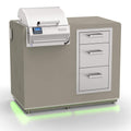 Fire Magic Electric Grill Island Bundle with Triple Drawer