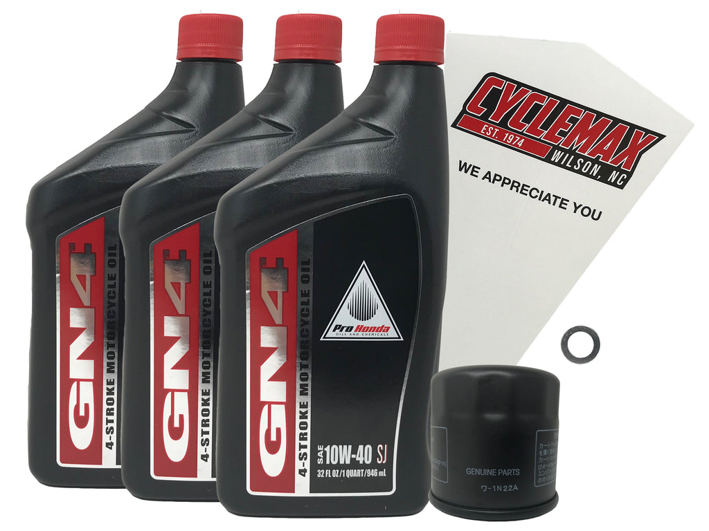 Honda GN4 Standard 10W-40 Oil Change Kit for 2019-2025 CB500F