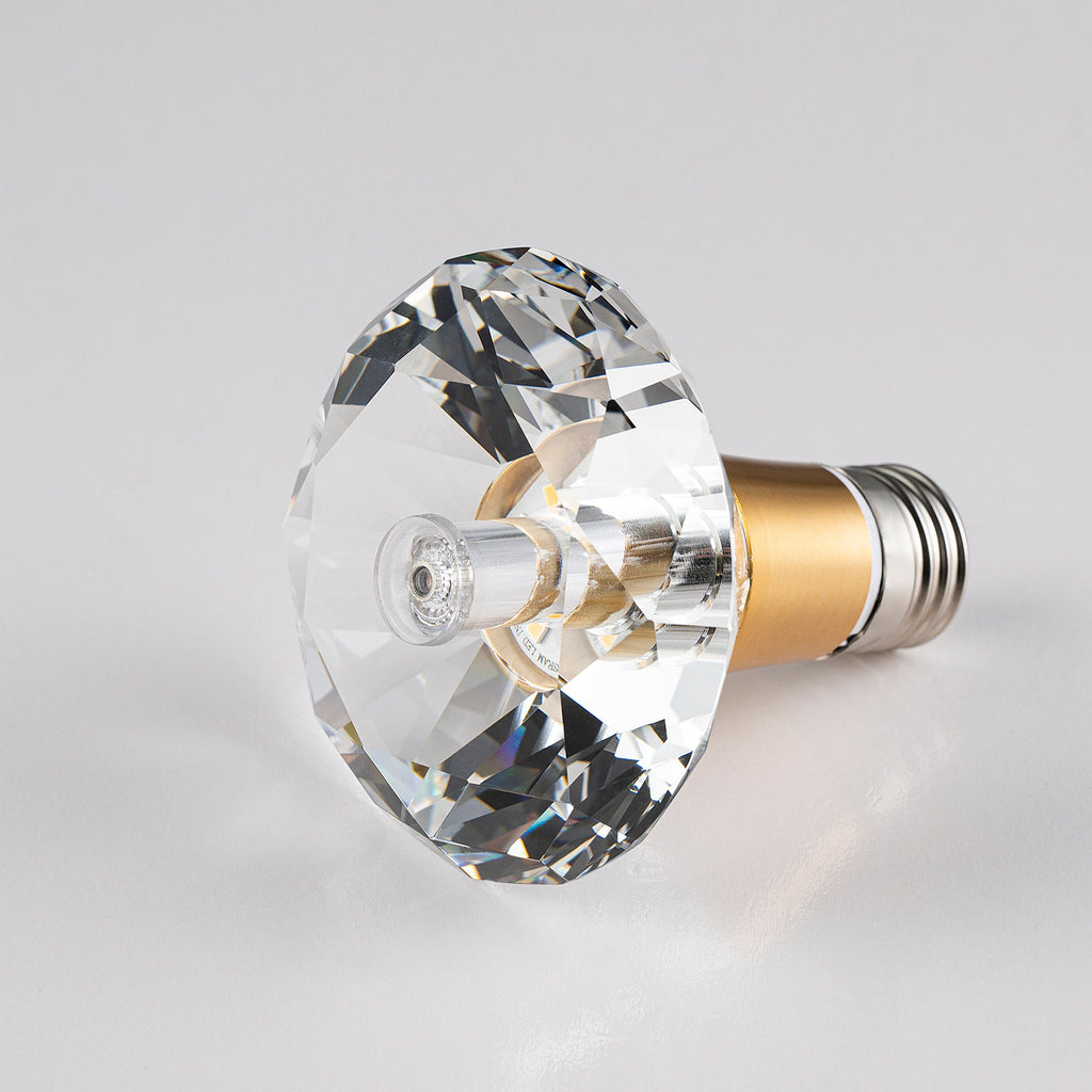 ROUND DIAMOND Crystal LED Light Bulb - Large