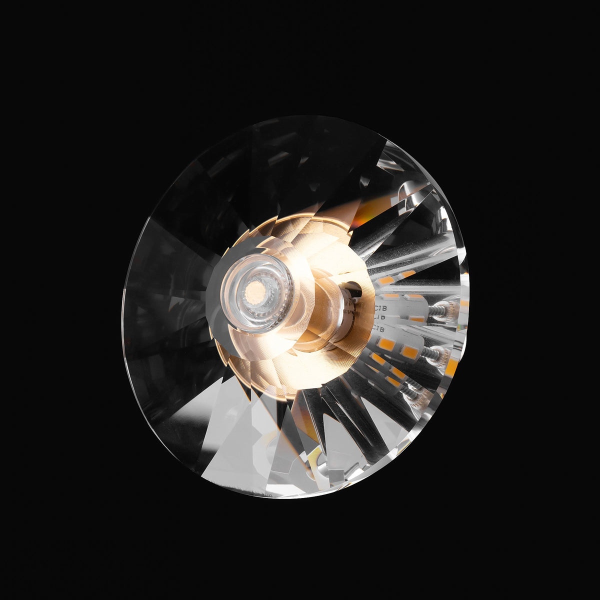 SAUCER DIAMOND Crystal LED Light Bulb - Large