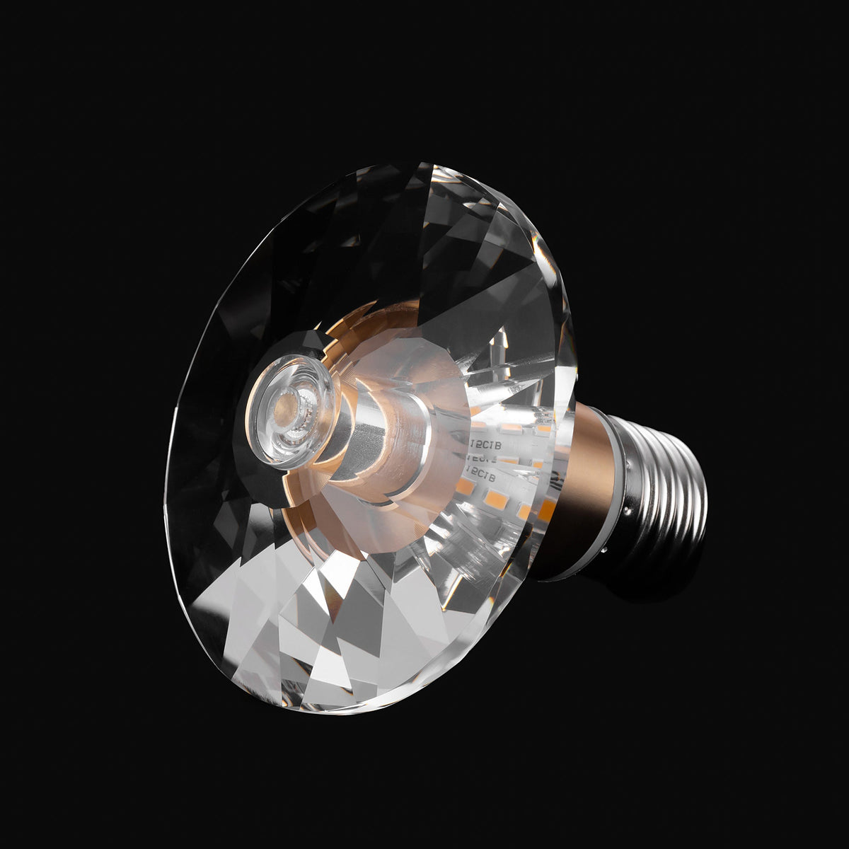 SAUCER DIAMOND Crystal LED Light Bulb - Large
