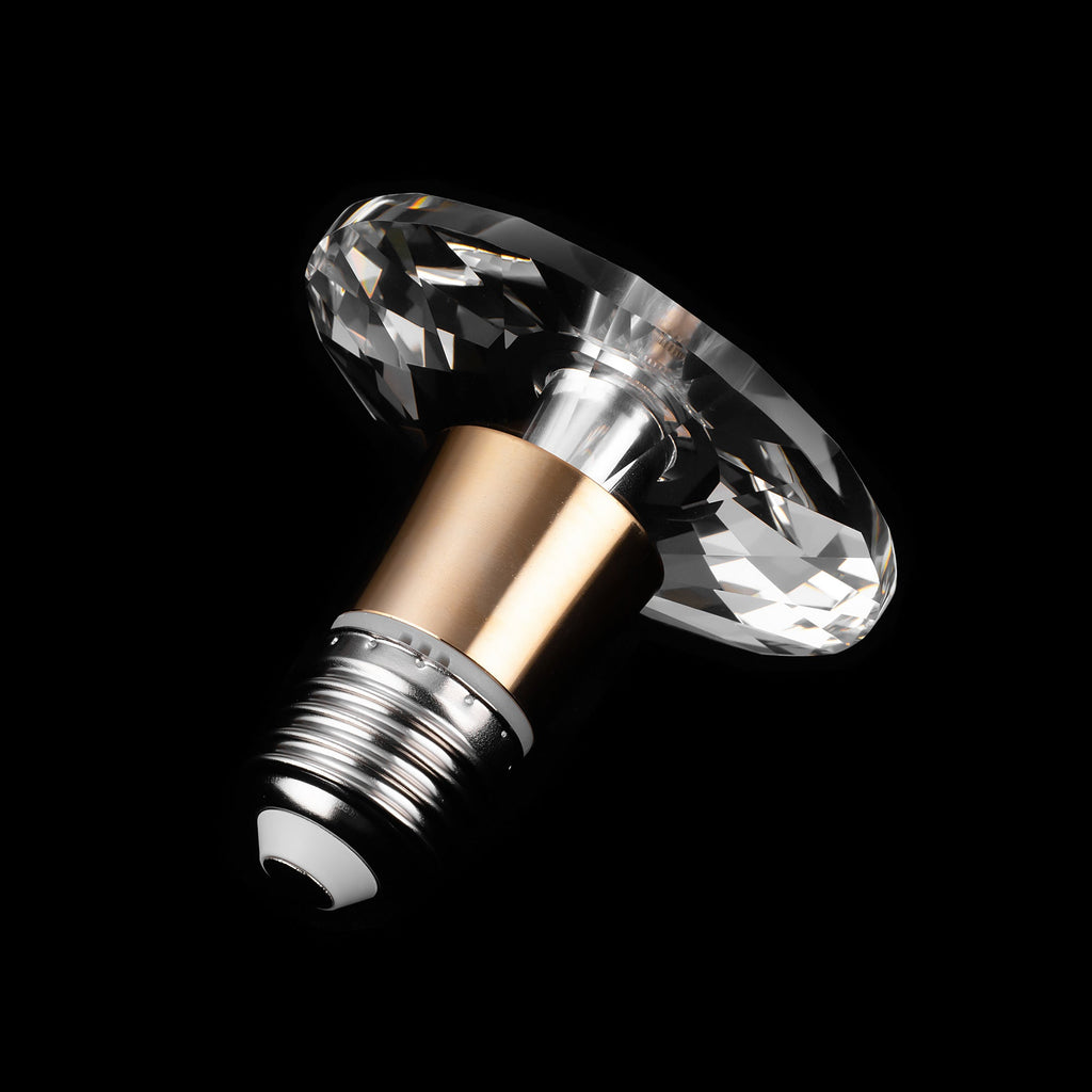 SAUCER DIAMOND Crystal LED Light Bulb - Large