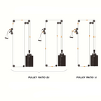 Rapid Motion FT1008 Commercial Smith Machine Power Rack and Functional Trainer 3 in 1