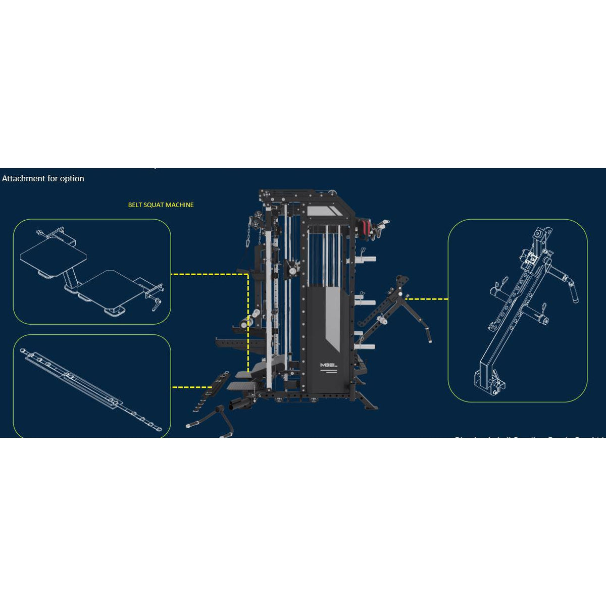 Rapid Motion Belt Squat System attachment (FT1009)