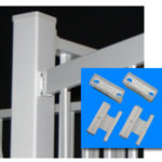 Gate for 24" White PVC Above-Ground Pool Fencing