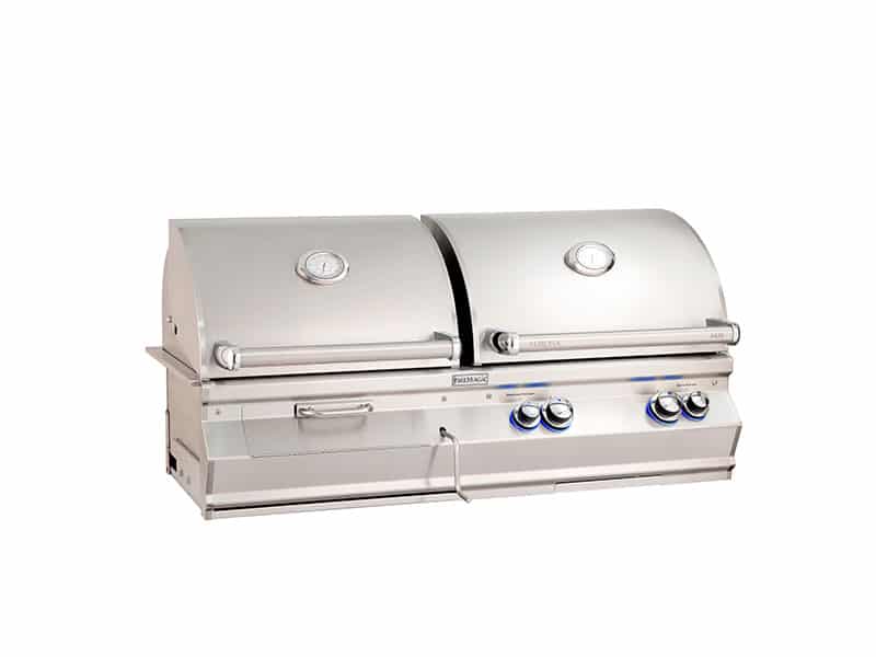 Fire Magic Aurora A830i Built-In Gas & Charcoal Combo Grill (Analog Thermometers)