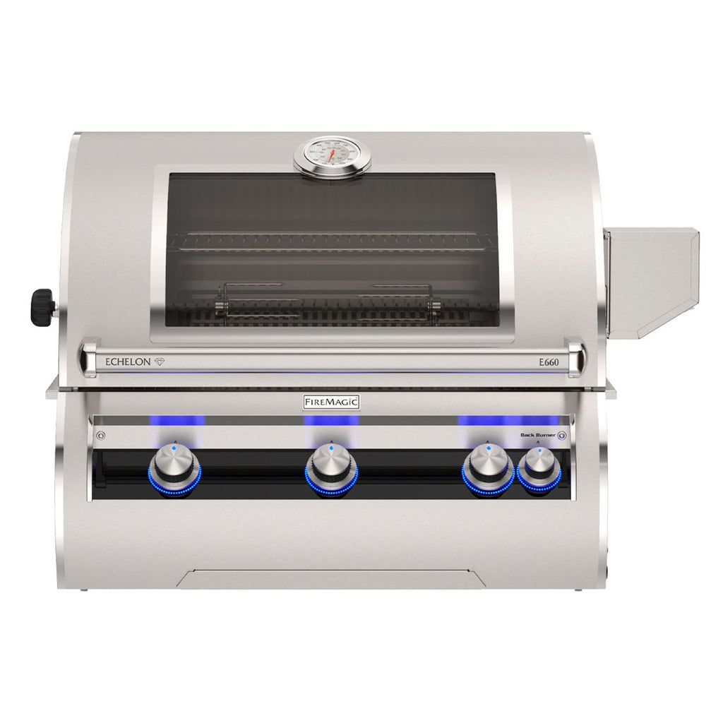 Fire Magic Echelon Diamond E660i 30" Built-In Gas Grill (Analog Thermometer)