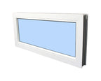 32" x 16" European uPVC Fix Window