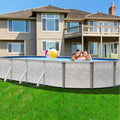 12' x 22' x 52" Oval Saltwater Friendly Resin Frame Above Ground Freedom Pool