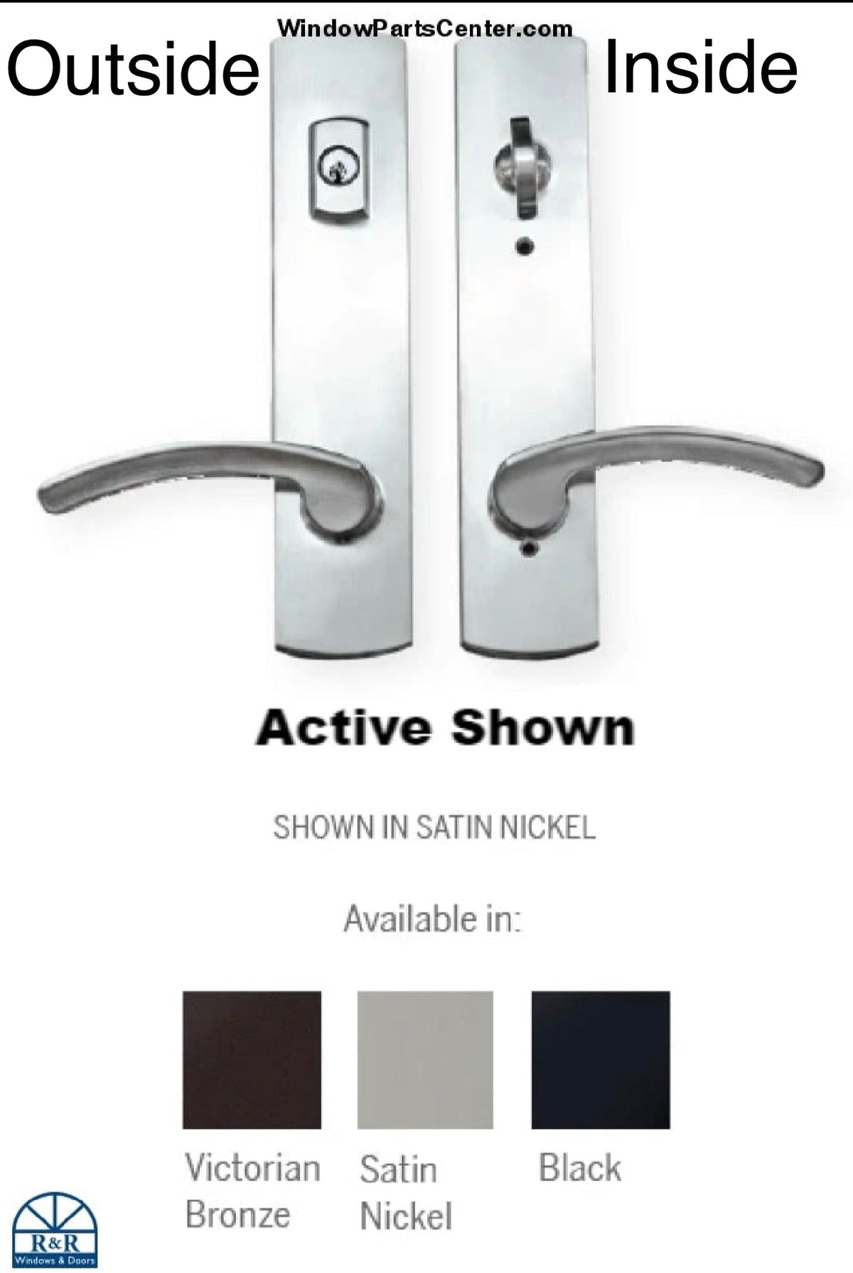 D303 W&F Trilennium Multipoint 6 Inch CTC Replacement Handle Set