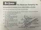 521 Sliding Screen Door Handle Rite Screen (Works on Hurd Screen Doors)