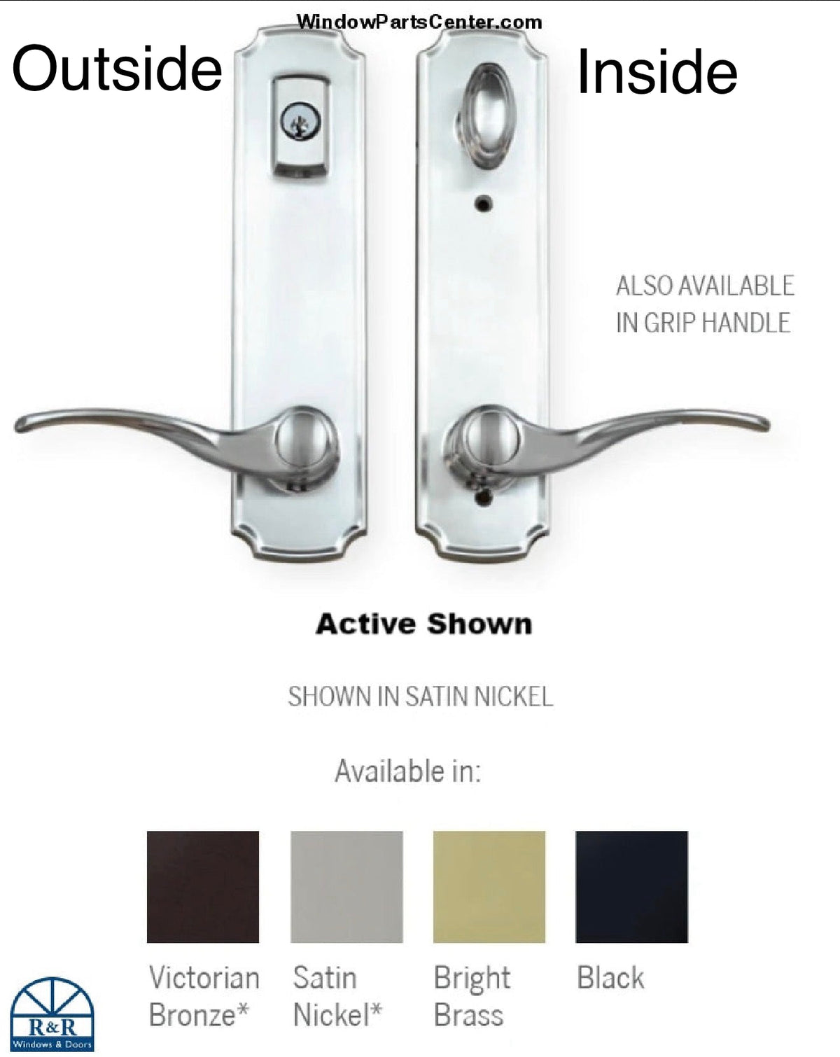 D300 W&F Trilennium 6 Inch CTC Replacement Handle Set