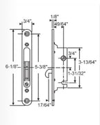 518 Surface Mount Single Point Mortise Lock