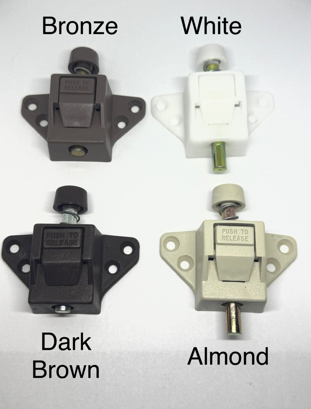 540-A Secondary Patio Door Limiter Foot Bolt Sliding Patio Doors (Bolt Lock Only)