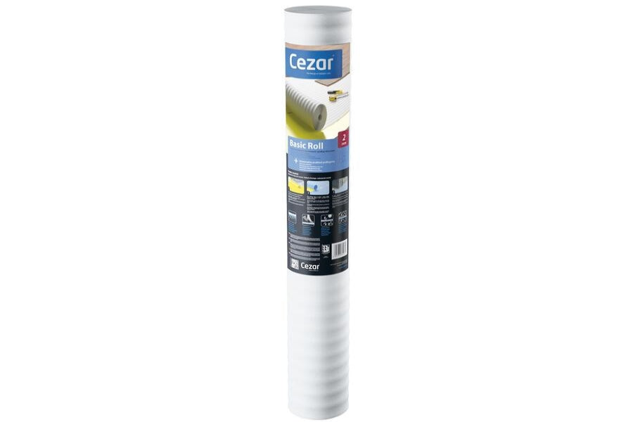 Acoustic Underlay Roll 2 MM Thick White 10 m² to 25 m² Soundproof Laminate Wood Flooring