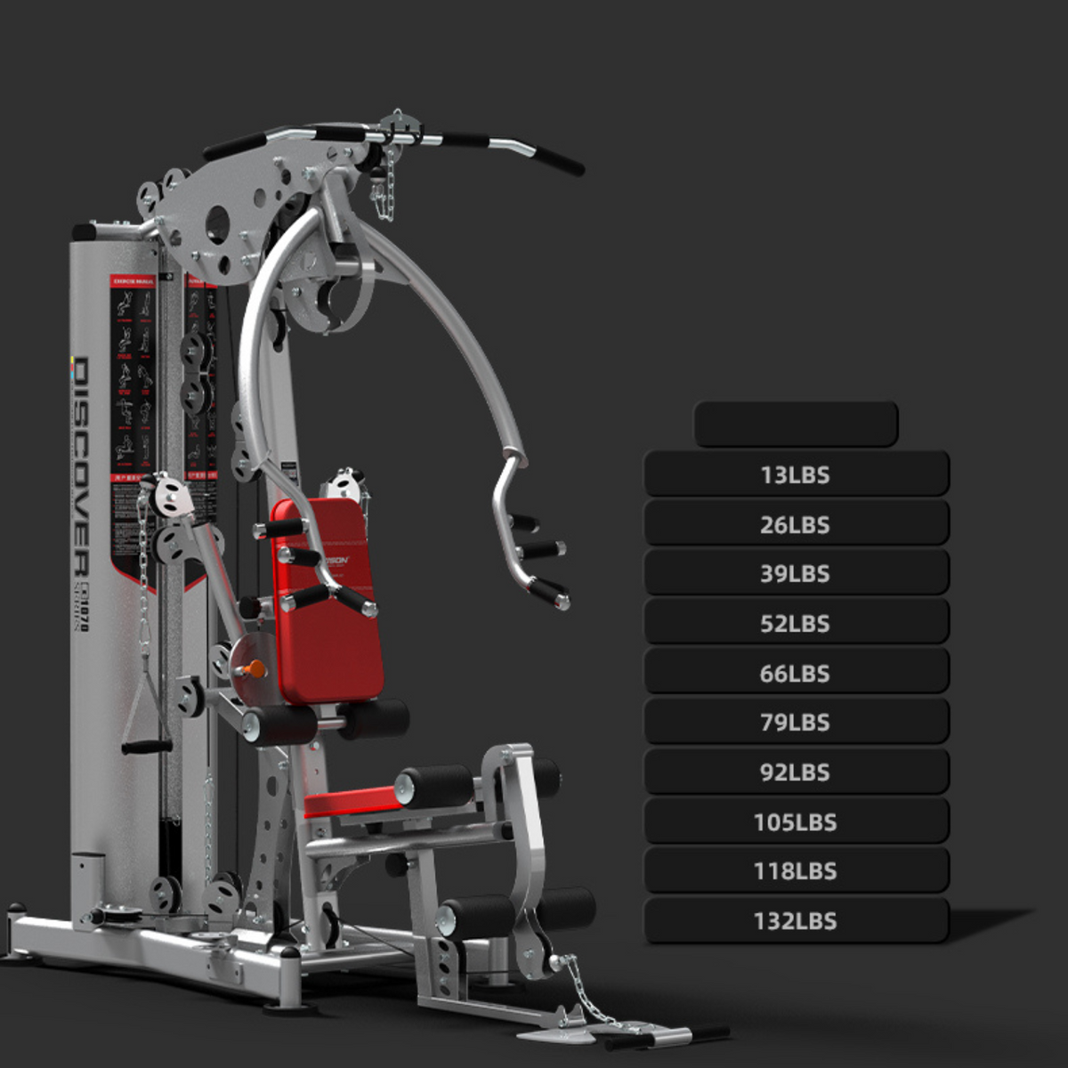 Harison Discover G1070-E Modular Multi-Gym + VKR + Leg Press