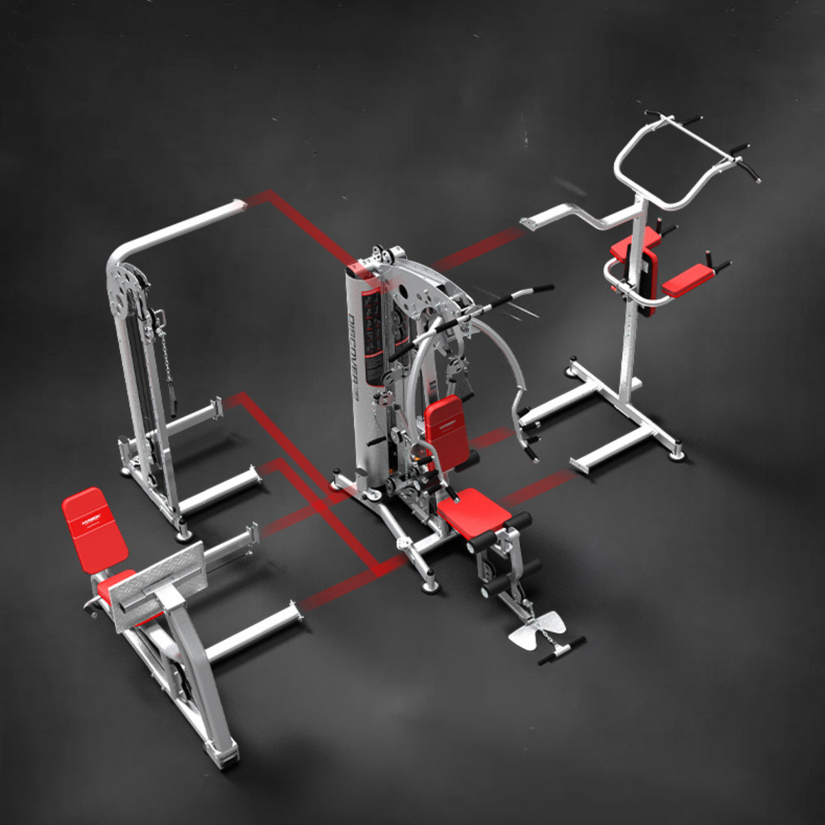 Harison Discover HR-G1070-C Modular Multi-Gym + Single Pulley