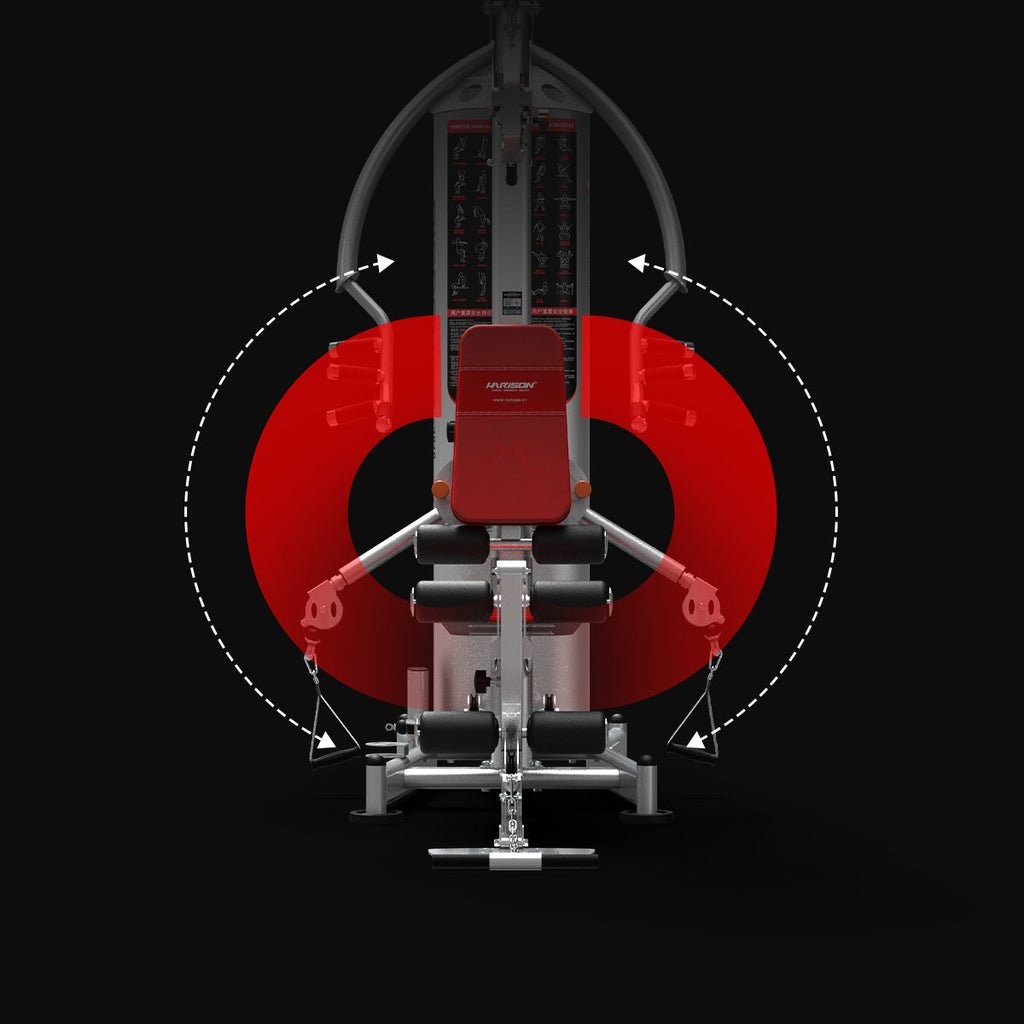 Harison Discover HR-G1070-B Modular Multi-Gym + Leg Press
