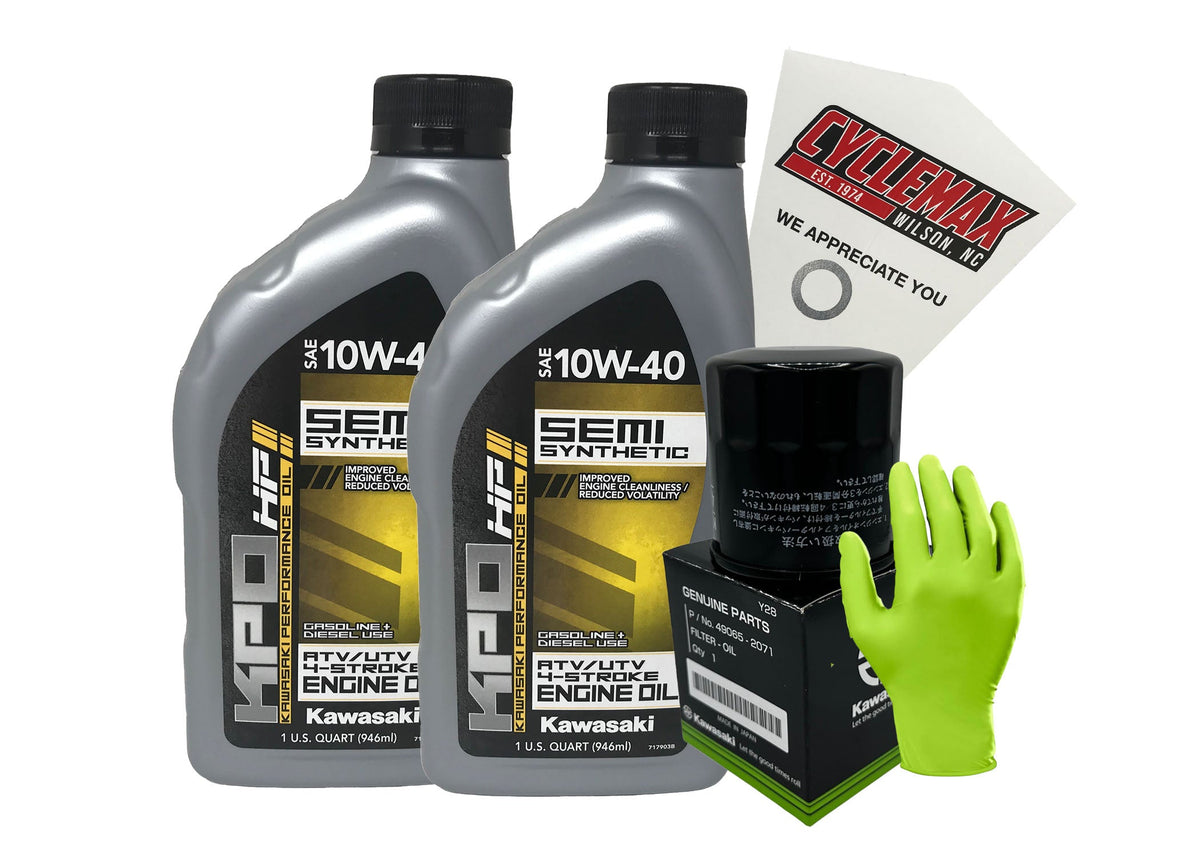 Kawasaki KPO Semi-Synthetic Oil Change Kit for 2011-2018 MULE 4000