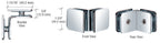 CRL 90° Traditional Style Oversized Glass Clamp