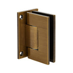 CRL Geneva 337 Series Adjustable Wall Mount Full Back Plate Hinge