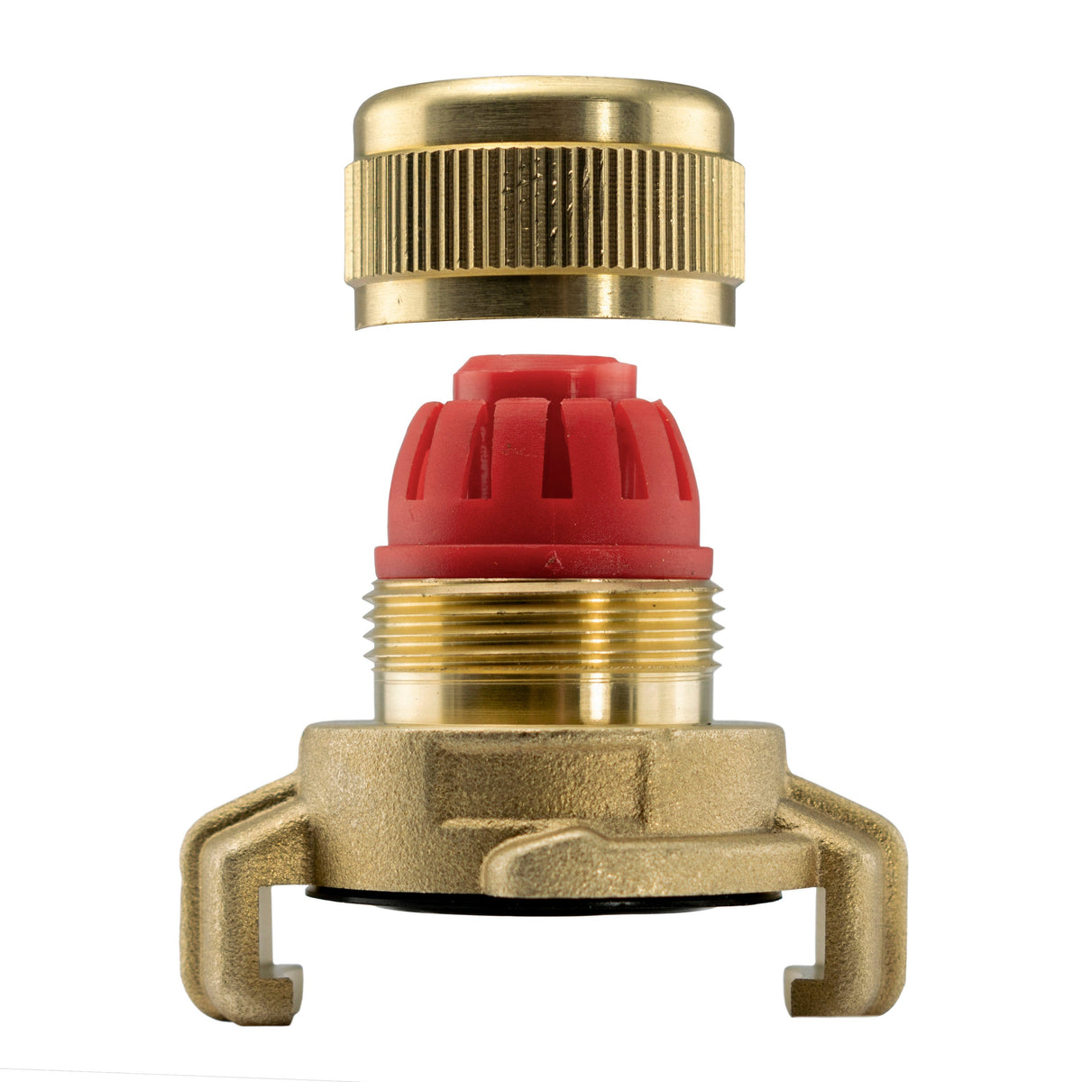 Geka Type Brass Claw Set – 25mm Barb and 3/4” Hose Connector