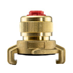 Geka Type Brass Claw Set – 25mm Barb and 3/4” Hose Connector