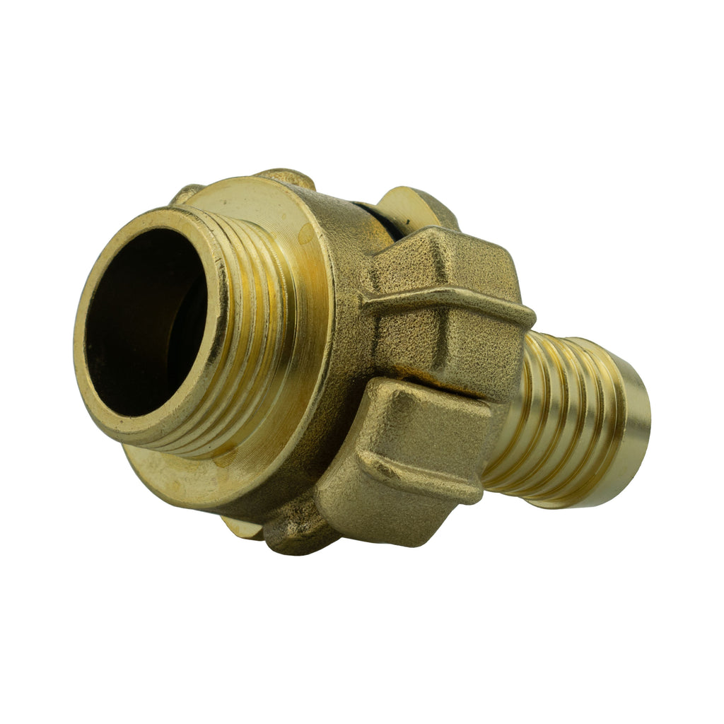 Wall Flange Kit 32mm MDPE + Lever Valve + 19mm Barbed Geka Set