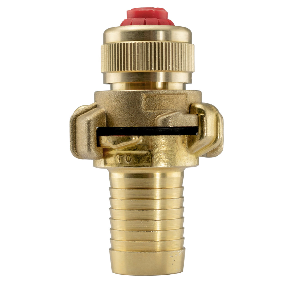 Geka Type Brass Claw Set – 25mm Barb and 3/4” Hose Connector