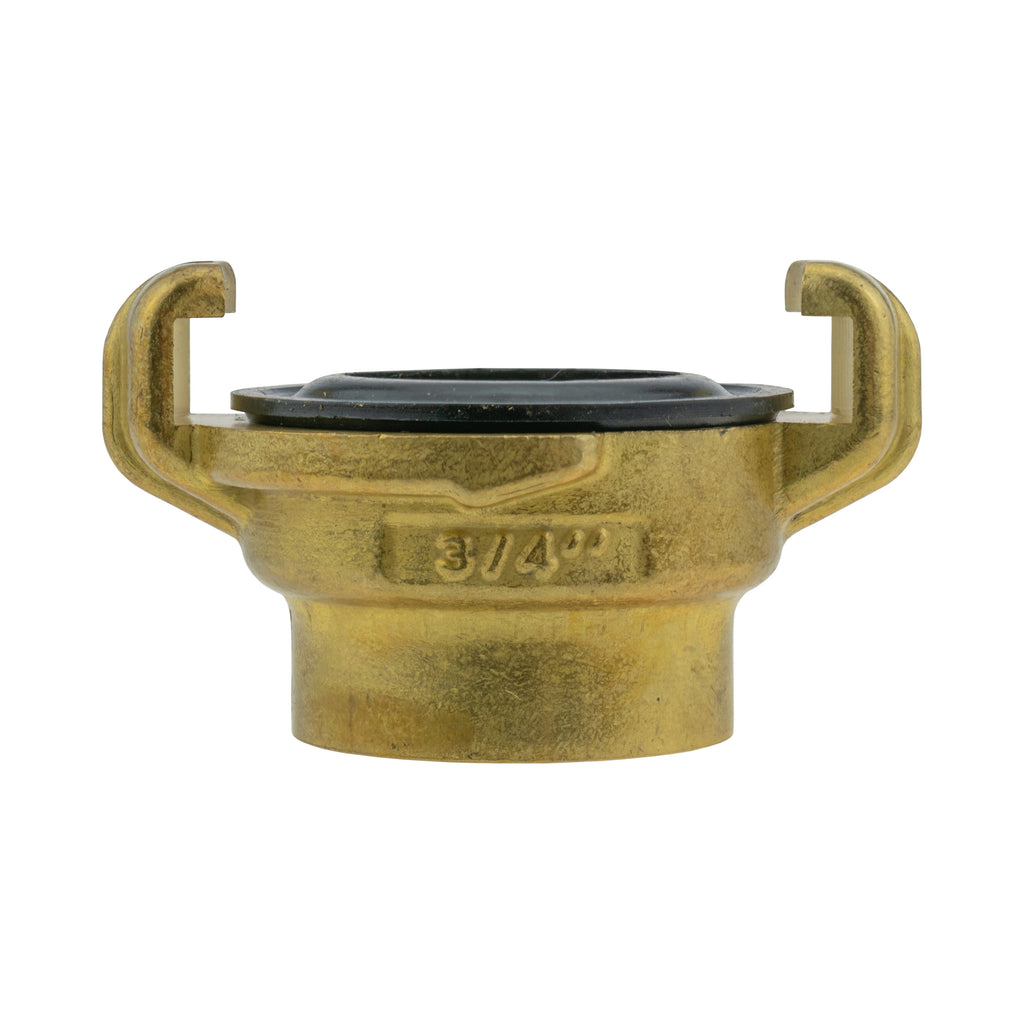 IBC 2” S60X6 Cap with In-Line BSPM Valve and Geka Type Fitting