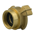 19mm Brass Barb with In-Line BSPM Valve and Geka Type Connector