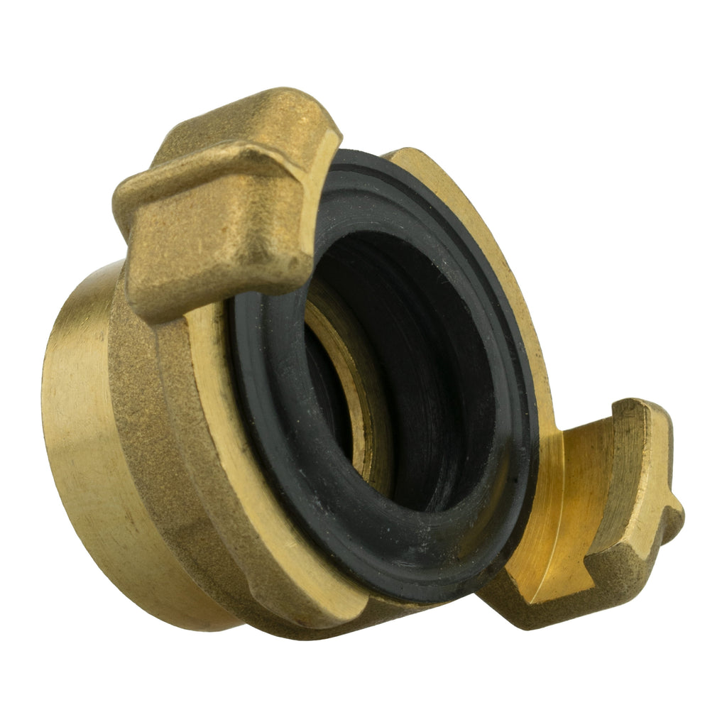 19mm Brass Barb with In-Line BSPM Valve and Geka Type Connector