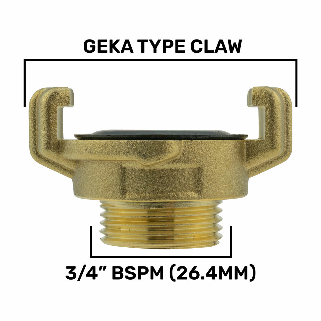 Wall Flange Kit 32mm MDPE + 32mm MDPE Valve + ¾” BSP Geka