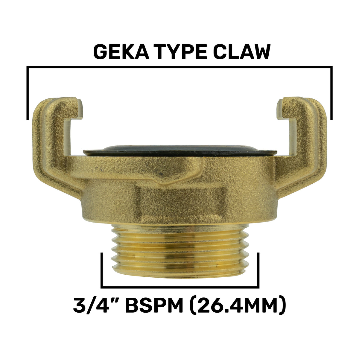 Wall Flange Kit 32mm MDPE + Lever Valve + 13mm Barbed Geka Set