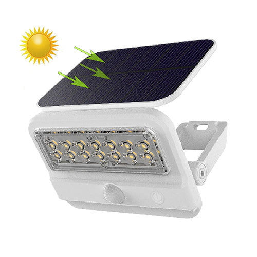 Solar Motion Sensor LED Light Outdoor Waterproof IP65 Security Wall Lamp 200LM