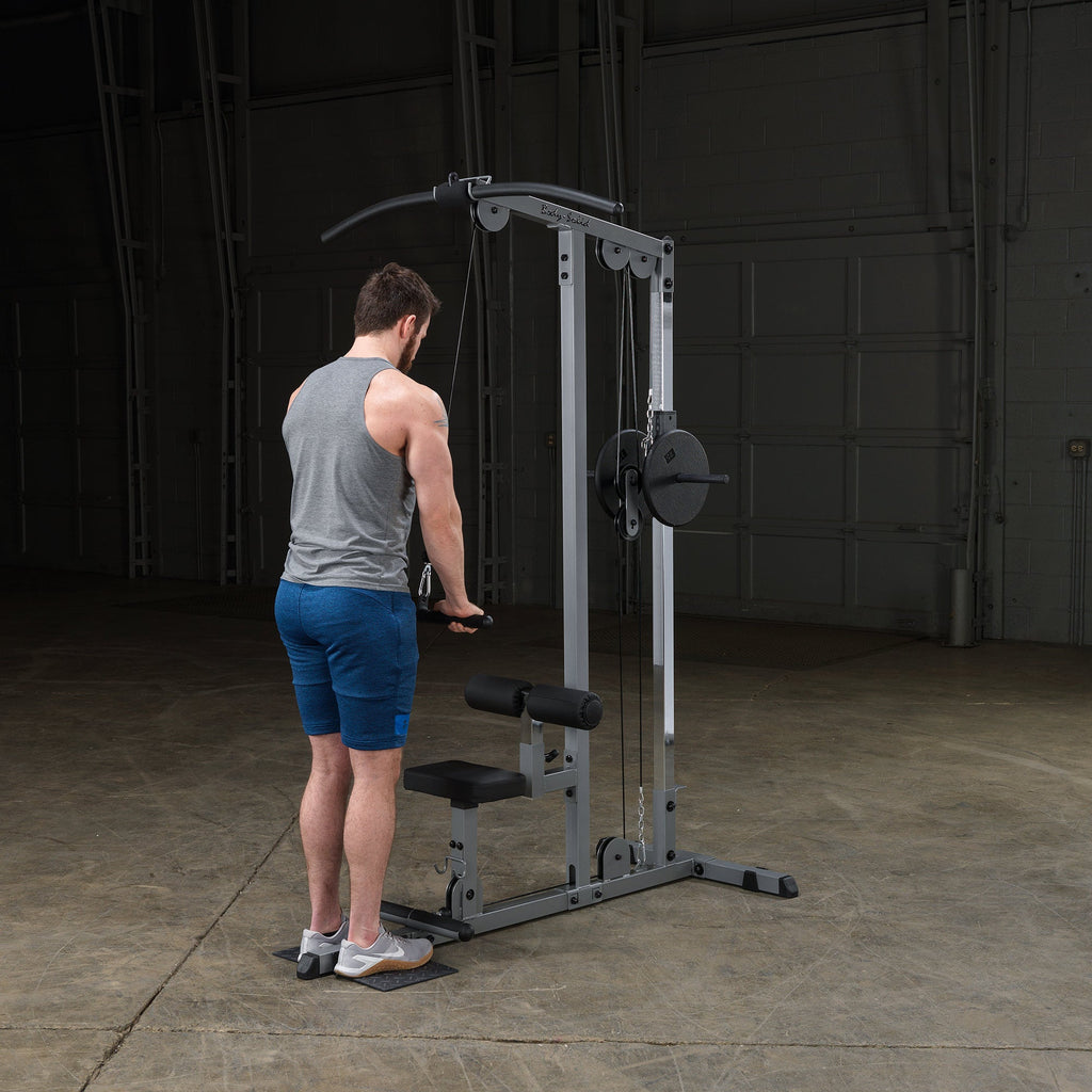 Body Solid Pro Lat Pulldown Low Row Machine (Plate Loaded) - GLM83